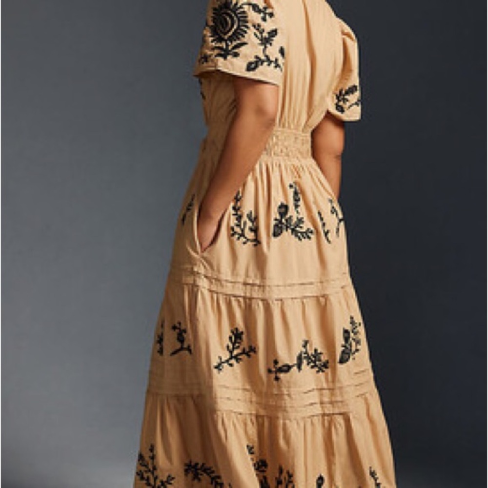 Anthropologie Somerset Maxi Dress Embroidered - Picture 4 of 14